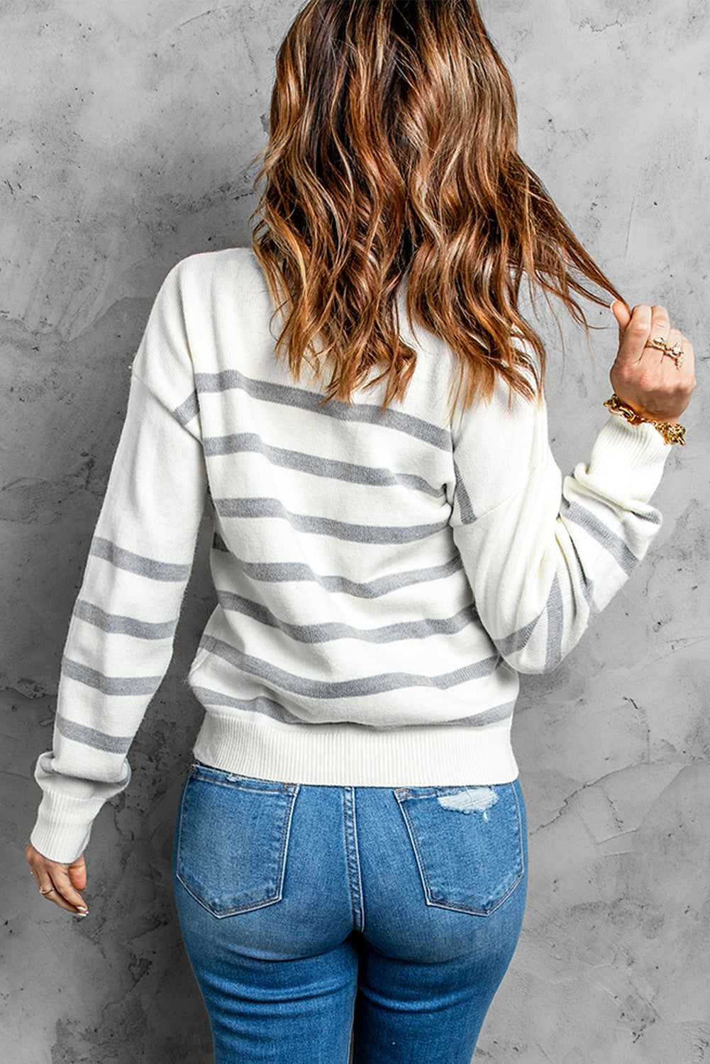 Sam I Am Round Neck Button-Up Cardigan
