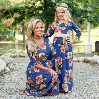 Brilliant Blooms Maxi Dress Mommy & Me