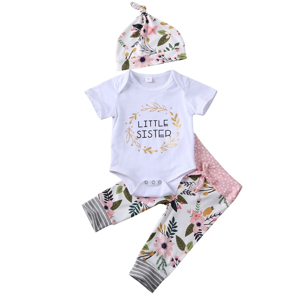 Girls~Newborn-Toddler-Baby~Matching Floral Outfits