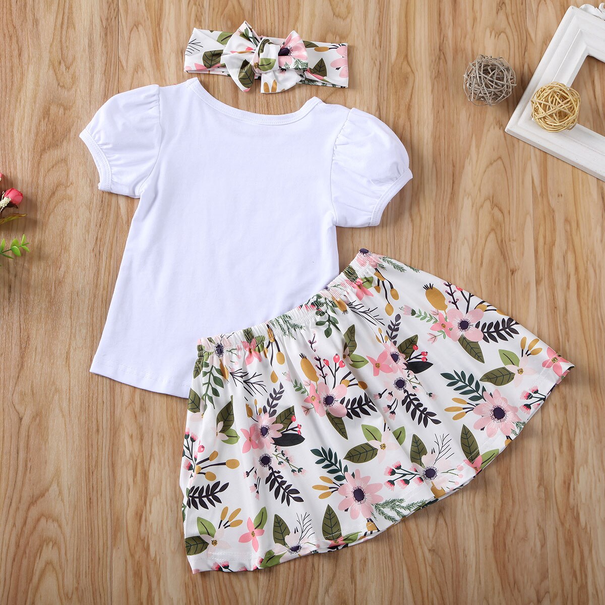 Girls~Newborn-Toddler-Baby~Matching Floral Outfits