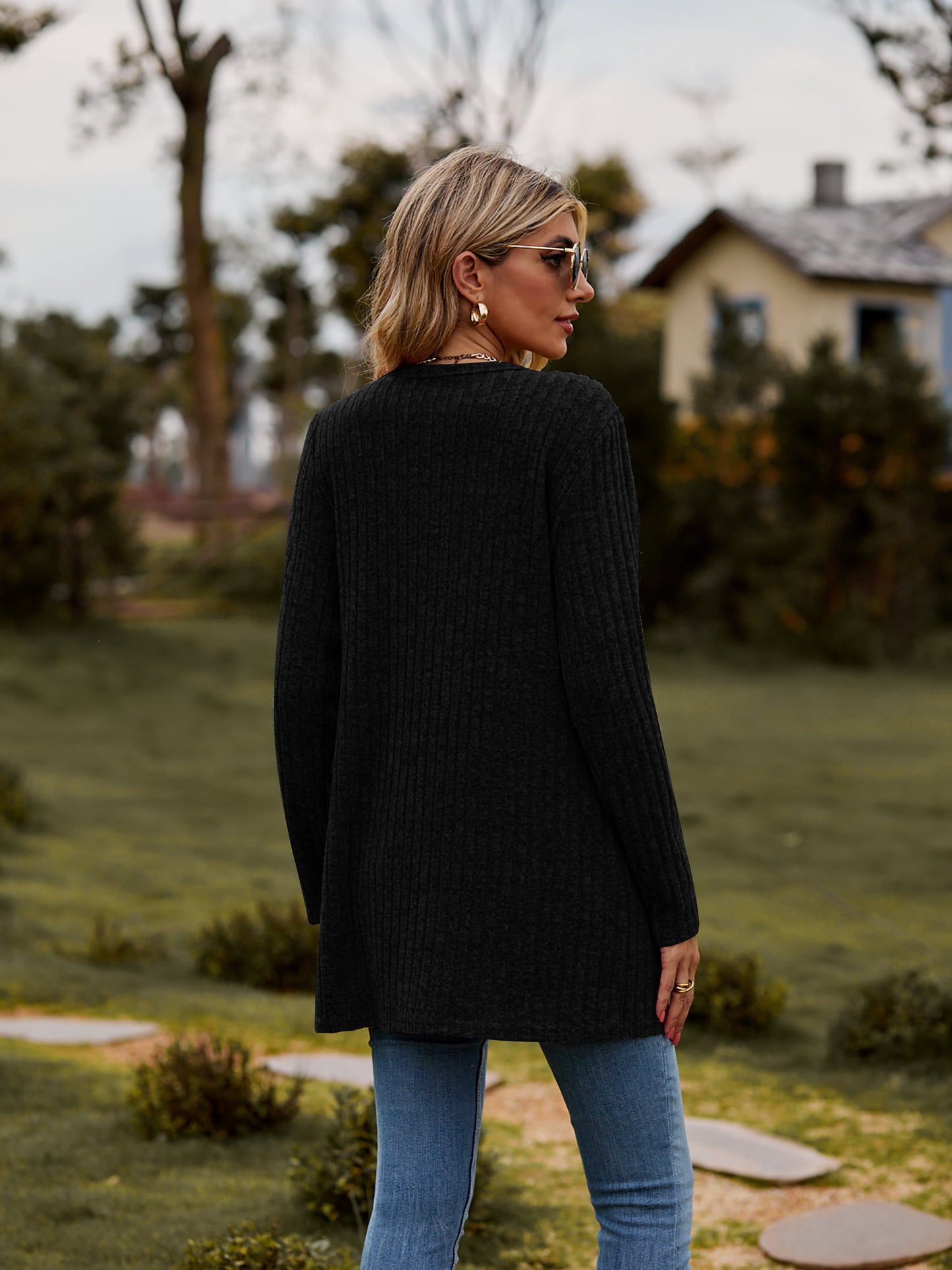 All The Seasons Button-Up Cardigan with Pockets