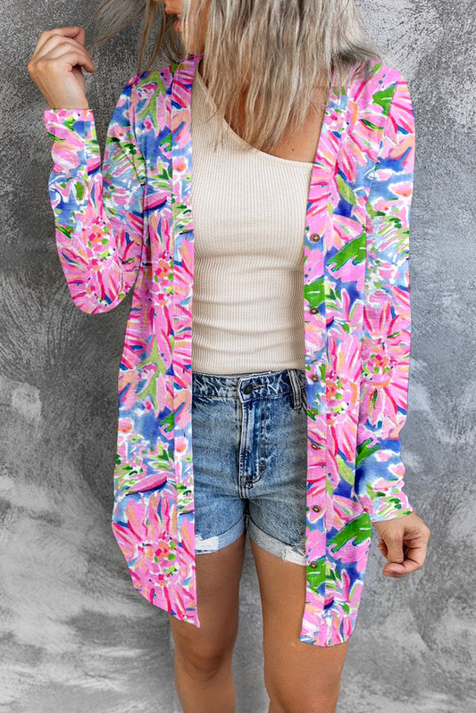 Pink Petals Cardigan