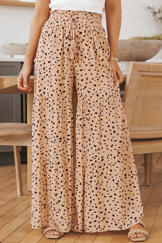 Bella Printed Wide Tiered Pants
