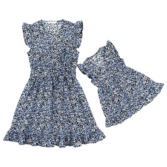 Abigail Flutter Sleeve Mommy & Me Dress