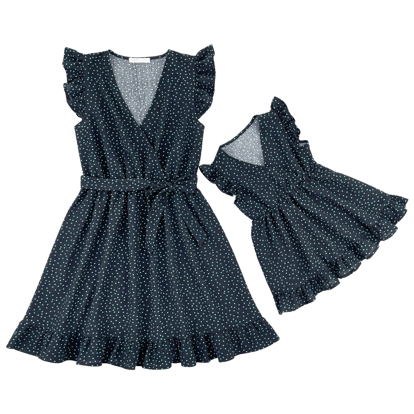 Abigail Flutter Sleeve Mommy & Me Dress