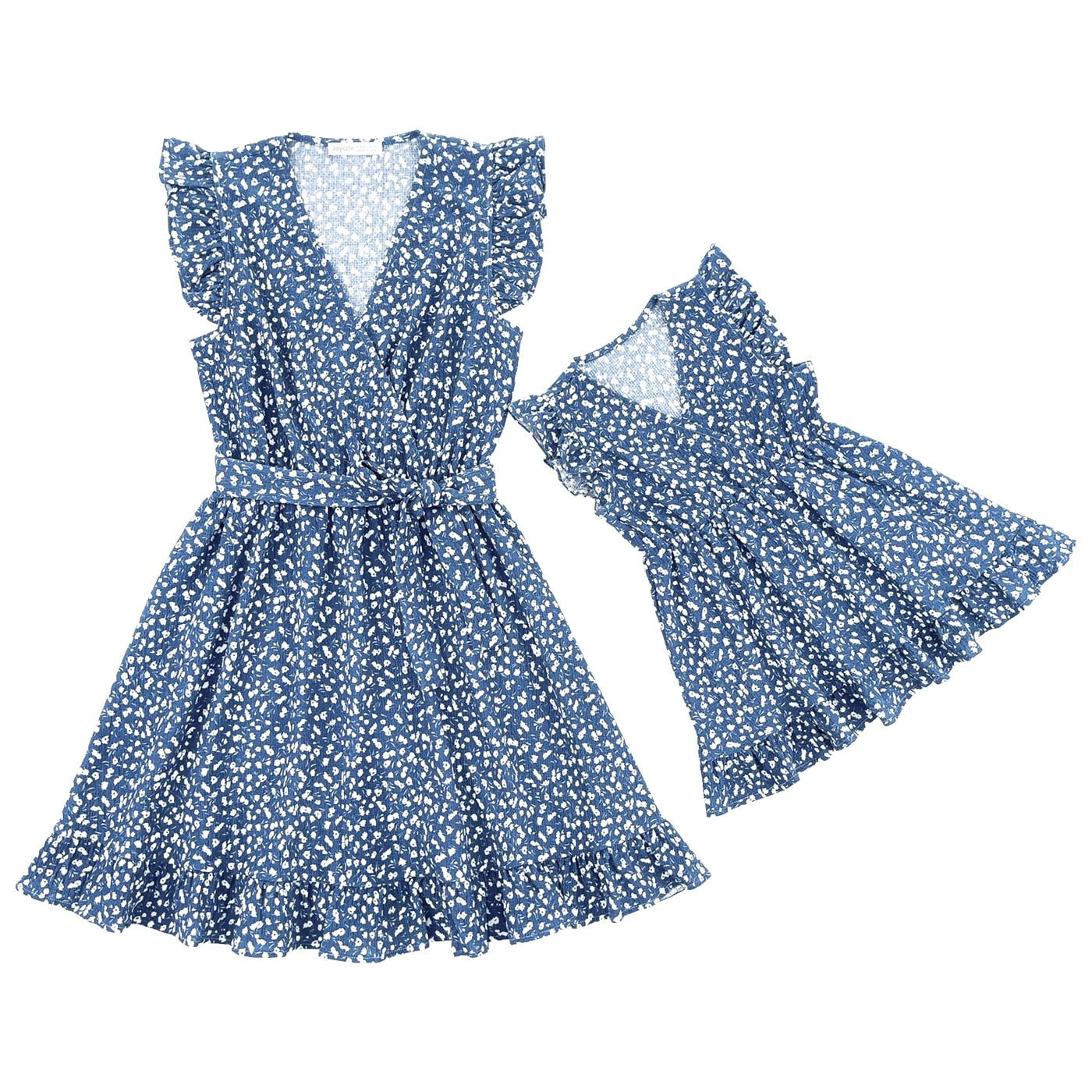 Abigail Flutter Sleeve Mommy & Me Dress