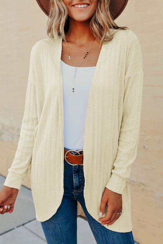 Curve Hem Cardigan
